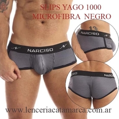 NARCISO SLIPS YAGO 1000 MICROFIBRA NEGRO