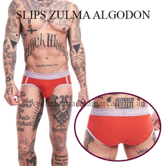 NARCISO SLIPS ZULMA ALGODON ROJO