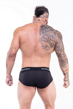 NARCISO SLIPS ZULMA SOFT ALGODON NEGRO - tienda online