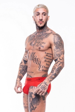 NARCISO SLIPS ZULMA SOFT ALGODON ROJO - CATAMARCASEX LENCERIA Y SEX SHOP