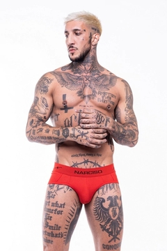 NARCISO SLIPS ZULMA SOFT ALGODON ROJO - comprar online