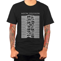 Gato Meow Division remera unisex
