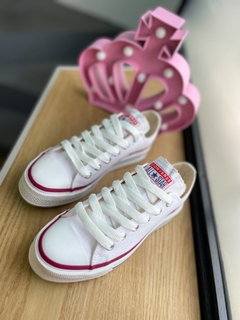 Zapatillas taylor blancas con plataforma