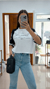 Remera Tennis c/ negro