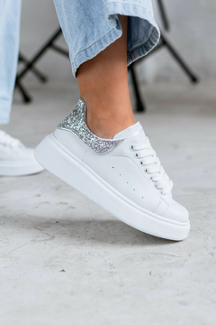 Zapatillas Alexander glitter plateado