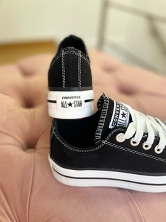 TAYLOR PLATAFORMA NEGRAS DE LONA SOLO 39 y 40 - Regina Bags