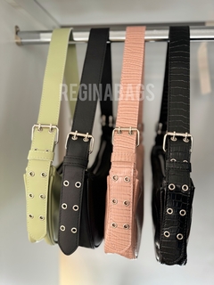Cartera Dakota crocco rosa - Regina Bags