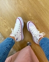 Zapatillas taylor botita de lona con plataforma