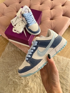 SB dunk low jeans con glitter importadas - Regina Bags