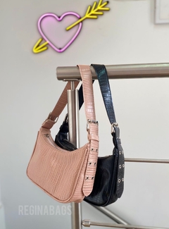 Cartera Dakota crocco rosa