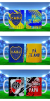 Tazas de cerámica futboleras para Papá