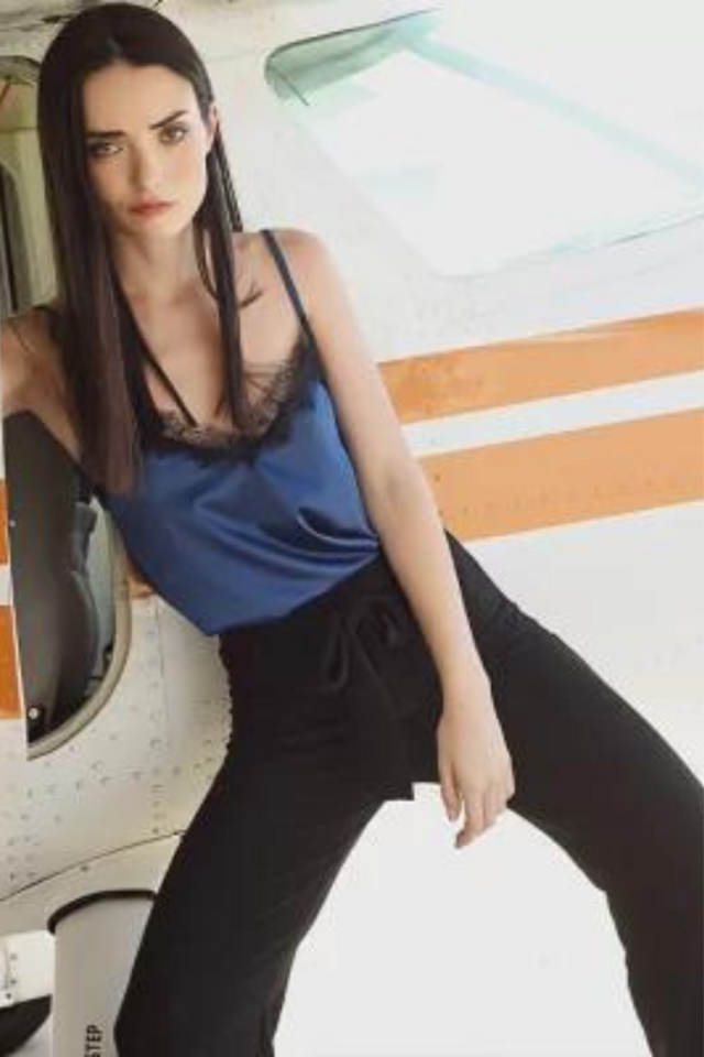 Pantalón Lula Lurex Negro thumbnail 2