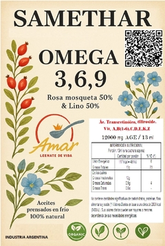 OMEGA 3 6 9 ( 50% ACEITE DE ROSA MOSQUETA 50 % LINO) 125 ML - tienda online