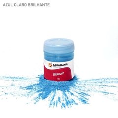 Azul Claro Brilhante Biscuit