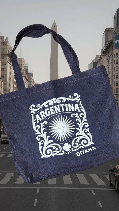 Maxi Tote MÍ PAÍS - JEAN