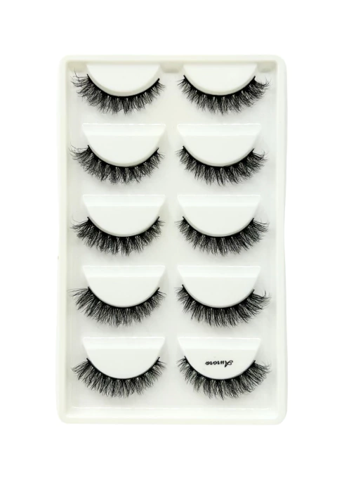 Cílios Postiços 05 Pares - Modelo Aurora - Linha Premium 3D - comprar online