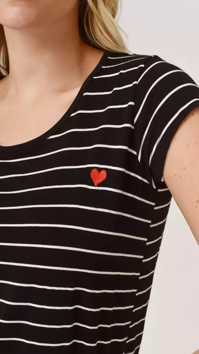 Remeron Corazón Rallado - Negro thumbnail 2