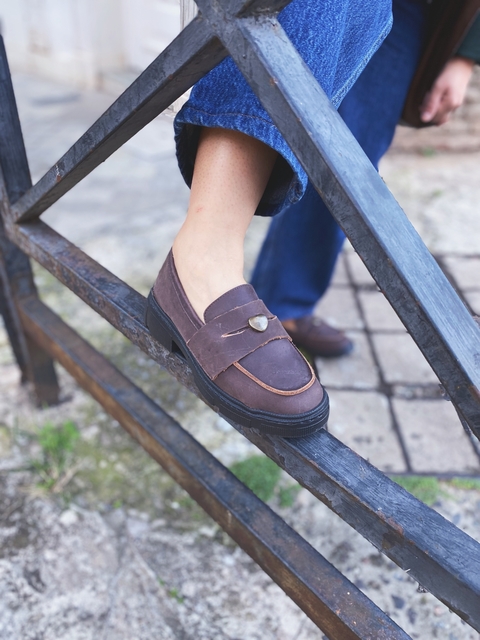 Mocasines Camille Chocolat - comprar online