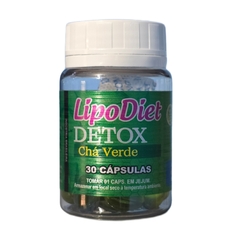 SECA BARRIGA DETOX CHÁ VERDE LIPODIET 30 CAPS.