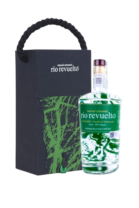 Botiquín Mezcal Río Revuelto Ensamble Espadín y Madrecuixe (750 ml.)