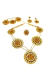 Juego de ahogador, brazalete, aretes y anillo