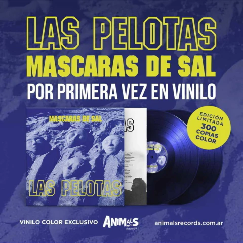 Las Pelotas - Mascaras De Sal (2LP Color)