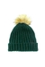 Gorro tejido pompón piel por Unidad
