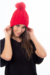 Gorro tejido pompon piel por Unidad