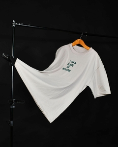 REMERA OVER DELUX - BEIGE
