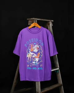 remera OVER poseidon - violeta - comprar online