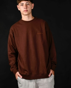 Buzo rustico oversize - marron