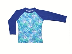 Remera de microfibra UV+50 estampado palmeras Art. 24620