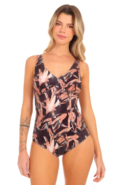 Malla princesa estampado hojas trazos Art. 252613