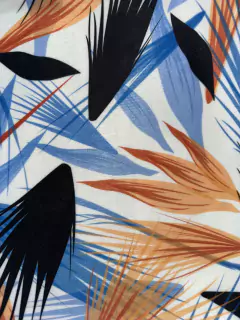 Tankini con lazo bombacha cintura partida plumerillos Art. 242910 - Balvanera