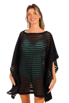 Poncho texturado de lycra liso - Balvanera