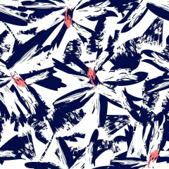 Tankini envivada con bombacha embolsada, estampado Trazos. Art. 232923 - tienda online