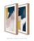 Conjunto com 2 Quadros Decorativos - Abstraction N.02 + Abstraction N.01