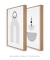 Conjunto com 2 Quadros Decorativos - Arcos Boho Neutral N.03 + Arcos Boho Neutral N.04