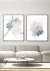 Conjunto com 2 Quadros Decorativos - Colors Of Dreams IV + Rose Strokes