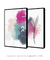 Conjunto com 2 Quadros Decorativos - Colors Of Dreams V + Pinceladas II