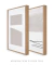 Imagem do Conjunto com 2 Quadros Decorativos - Construction Minimal 03 + Modern Minimal 02 Neutral