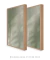 Conjunto com 2 Quadros Decorativos - Green Shadows N.01 + Green Shadows N.02