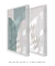 Conjunto com 2 Quadros Decorativos - Hillstone Green + Leaf Minimal Bege na internet