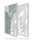 Conjunto com 2 Quadros Decorativos - Hillstone Green + Leaf Minimal Bege - loja online