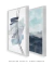Conjunto com 2 Quadros Decorativos - Linhas Azul + Ocean - Rachel Moya | Art Studio - Quadros Decorativos
