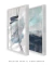 Conjunto com 2 Quadros Decorativos - Linhas Azul + Ocean - loja online