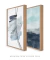 Imagem do Conjunto com 2 Quadros Decorativos - Linhas Azul + Ocean