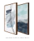 Conjunto com 2 Quadros Decorativos - Linhas Azul + Ocean - loja online