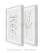Conjunto com 2 Quadros Decorativos - Minimal Leaf 01 + Minimal Leaf 02 - Rachel Moya | Art Studio - Quadros Decorativos