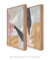 Conjunto com 2 Quadros Decorativos - Minimal N.01 + Minimal N.02